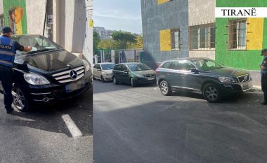 Shkelën perimetrin e sigurisë dhe parkuan afër shkollës, gjobiten 5 shoferë në Tiranë