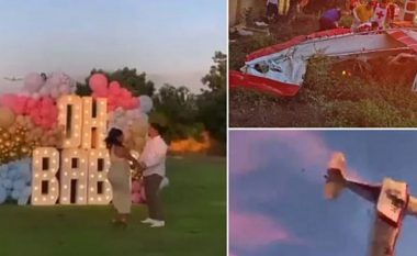 Tragjedi në festën e zbulimit të gjinisë së foshnjës, rrëzohet avioni, vdes piloti 32-vjeçar (VIDEO)