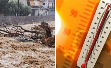 Ballkani përmbytet, Shqipëria “përvëlohet”, sa do të shkojnë temperaturat të premten