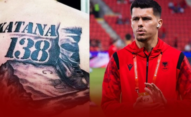 “Katana 138”, serbët çmenden nga tatuazhi i Mirlind Dakut