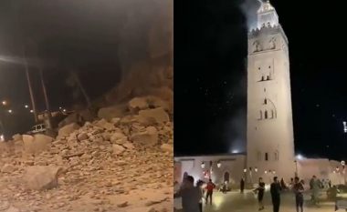 Dalin pamjet nga tërmeti shkatërrimtar në Marok, momenti kur xhamia lëkundet por nuk shembet (VIDEO)
