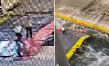 VIDEO/ Tronditet Greqia, anëtarët e ekuipazhit të anijes hedhin në ujë një 36-vjeçar, i riu humb jetën në vorbullën e helikës