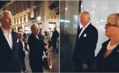 VIDEO/ Ambasadori i SHBA-së në Serbi sulmohet verbalisht: Vrasësi po shëtit nëpër Beograd