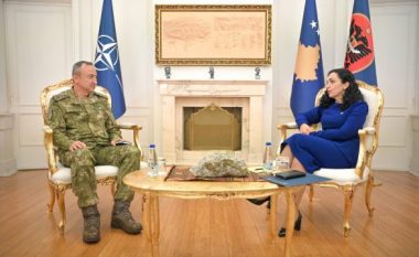 Osmani në takim me komandantin e ri të KFOR-it: I rëndësishëm koordinimi përballë kërcënimeve të Serbisë
