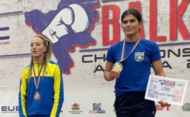 Donjata Sadiku shpallet kampione e Ballkanit në boks
