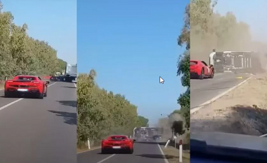 VIDEO/ Dy të vdekur pas aksidentit të frikshëm ku u përfshi  Lamborghini dhe Ferrari