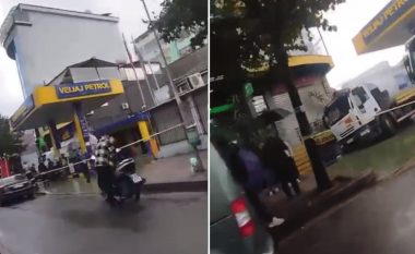 VIDEO/ Shpërthim në një pikë karburanti në Tiranë, plagosen dy persona