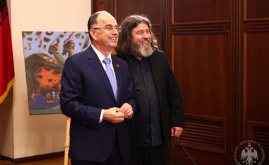 Çelet në Institucionin e Presidencës ekspozita e piktorit Helidon Haliti “Shqipëria Ime”,  Begaj: Artistët, ambasadorët më të mirë!