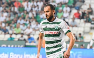 Sokol Cikalleshi shënon gol dhe shmang humbjen e Konyaspor