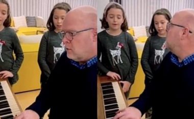VIDEO/ Ambasadori amerikan dhe vajzat e Presidentes Osmani këndojnë “Jingle Bells” për Krishtlindje