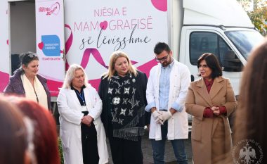 Mamografi lëvizëse falas në Vaun e Dejës, Zonja e Parë thirrje grave të kontrollohen