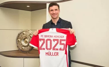 Thomas Muller kontratë të re me Bayernin deri në 2025