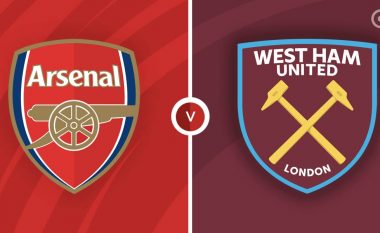 Formacionet zyrtare Arsenal – West Ham