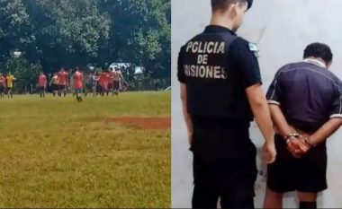 Gjyqtari godet me thikë një futbollist gjatë një ndeshje në Argjentinë