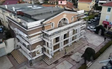Rama ndan pamjet nga puna për rikonstruktimin e godinës së kinemasë në Shkodër