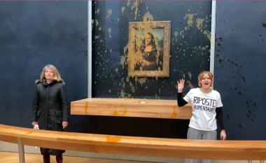 Skandal për herë të dytë! Aktivistet e klimës hedhin supë drejt Mona Lizës