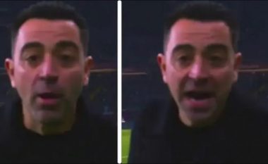 Pësuan humbje të rëndë, por çfarë tha Xavi në drejtim të kamerës pasi gjyqtari ia anuloi penalltinë Barcelonës