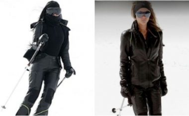 Kim Kardashian bën ski me të njëjtën veshje që vishte Victoria Beckham në 2006, vlera mbi 18,000 dollarë