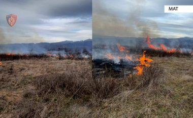 Ndezën 2 zjarre dhe dogjën rreth 3 hektarë tokë me bimësi, identifikohen autorët në Mat