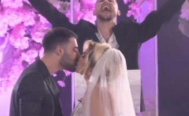 Video/ Martohen Ilnisa dhe Meritoni në Big Brother VIP. Dhurojnë puthjen e parë!