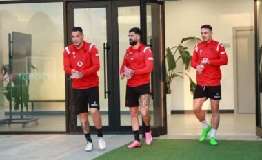 Kombëtarja shqiptare nis stërvitjen e parë, 2 mungesa në grupin e kuqezinjve