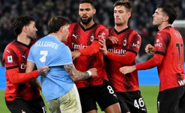 Tensione dhe tre kartonë të kuq, Milani merr 3 pikshin në ndeshjen dramatike ndaj Lazios