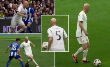 VIDEO / Zidane tregon klasin e tij në ndeshjen mes legjendave të Real Madridit dhe Portos