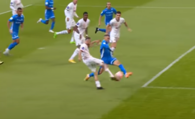 VIDEO / Mario Mitaj i afrohet golit, goditja e mbrojtësit trondit shtyllën e Dinamos së Moskës