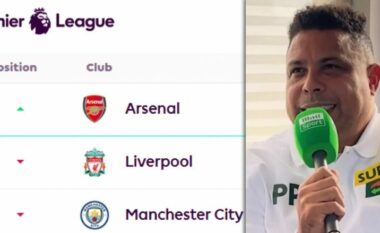 Ronaldo Nazario parashikon fituesin e titullit në Premier Ligë këtë sezon