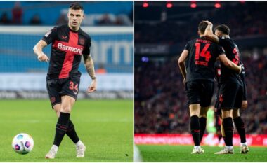 Granit Xhaka thyen rekorde në fitoren e Bayer Leverkusen, numri i pasimeve të tij është thjeshtë i jashtëzakonshëm