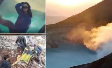 Vdekje tragjike për  31-vjeçaren kineze, bie në kraterin e vullkanit duke bërë selfie në Indonezi