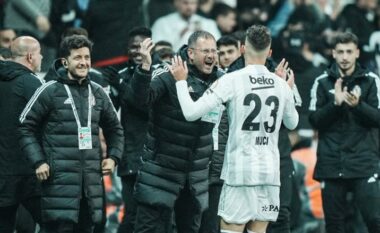 Ernest Muçi shënon gol të bukur me Besiktasin ndaj Ankaragucu
