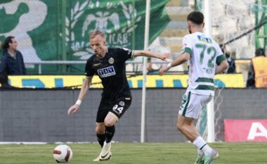 Florent Hadergjonaj shënon gol në stilin e sulmuesit ndaj Konyaspor