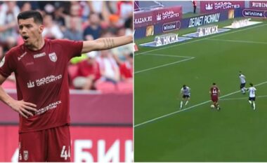 VIDEO / Mirlind Daku realizon një gol fantastik, Rubin Kazani në epërsi