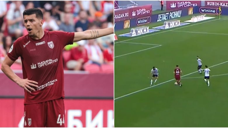 VIDEO / Mirlind Daku realizon një gol fantastik, Rubin Kazani në epërsi