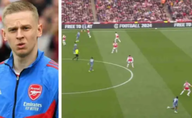 Tifozët e Arsenalit të zemëruar me mënyrën se si Zinchenko shkatërroi strukturën mbrojtëse kundër Aston Villas
