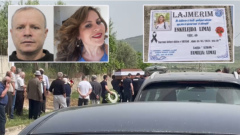 Vlorë/ Përcillet në banesën e fundit Enkelejda Limaj, 40-vjeçarja e vrarë nga ish-bashkëshorti në Athinë, të afërmit shprehin dhimbjen