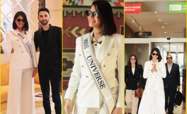 Miss Universe mbërrin në Shqipëri/Promovon Tiranën