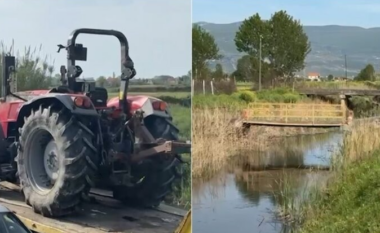VIDEO/ Aksidenti me 2 viktima në Kurbin, momenti kur traktori bie në kanal dhe zë poshtë shoferin e punëtorin e tij 21-vjeçar