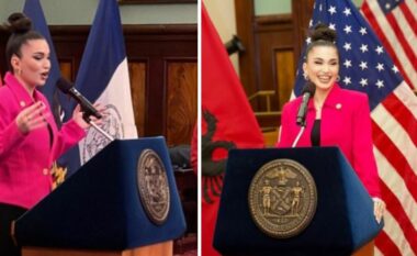 VIDEO/ Këngëtarja shqiptare nderohet në qytetin e New York-ut