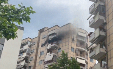 Tiranë/ Përfshihet nga flakët apartamenti në Astir