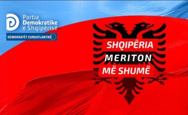 Emri i partisë së re? Basha prezanton ndryshimet në logon e PD-së: Demokratët Euroatlantike