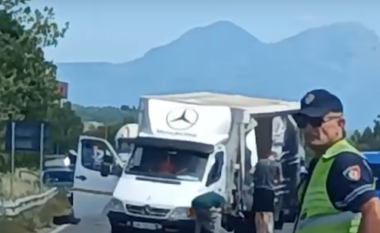Aksident i frilkshëm në aksin Shkodër-Bushat, 4 makina përplasen me njëra-tjetrën