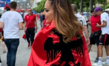 FOTOT/ Vajzat VIP që zbukuruan stadiumin në ndeshjen Shqipëri-Spanjë