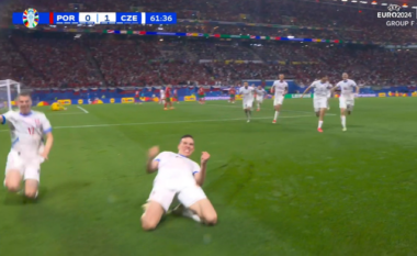 “Shtanget” Ronaldo, Çekia shënon ndaj Portugalisë (VIDEO)