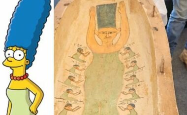 Zbulohet një varr egjiptian 3500-vjeçar, figura mbi të e ngjashme me personazhin e “The Simpsons”