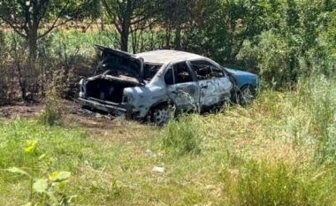 Automjeti shpërthen në flakë gjatë furnizimit me karburant në Korcë, dy të lënduar