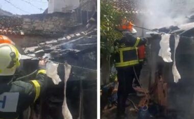 Shpërthen bombola e gazit në Berat, banesa përfshihet nga flakët