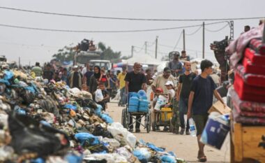 OKB: Mbi 1.3 milionë palestinezë janë zhvendosur nga Rafah brenda 6 javëve