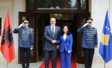 25-vjetori i çlirimit të Kosovës/ Presidentja Vjosa Osmani pret kryeministrin Edi Rama